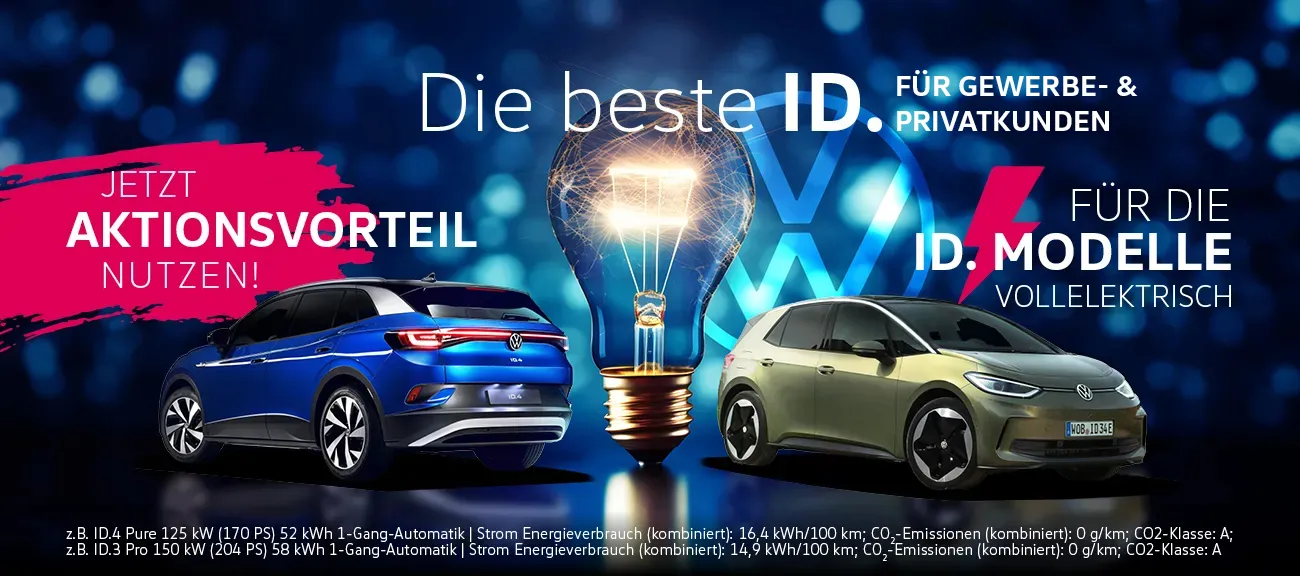 VW ID Vorteilsaktion Gewerbe